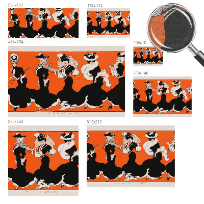 3D fototapet Dametøj