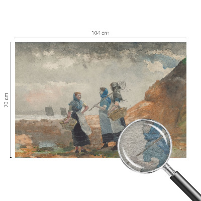 Fototapet En fredfyldt kyst