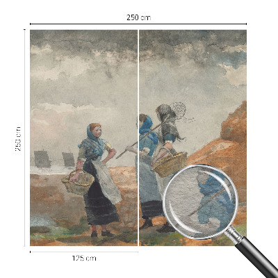 Fototapet En fredfyldt kyst