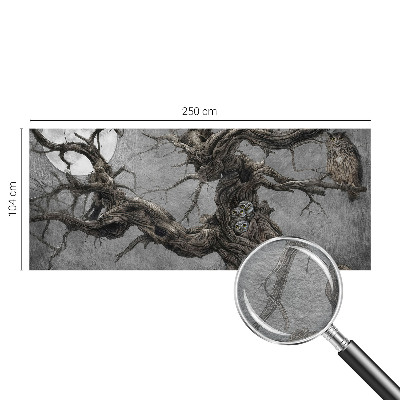 Non-woven fototapet med motiv af en mystisk ugle