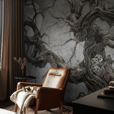 Non-woven fototapet Mystisk ugle