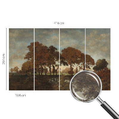 Fotostat Idyllisk landskab