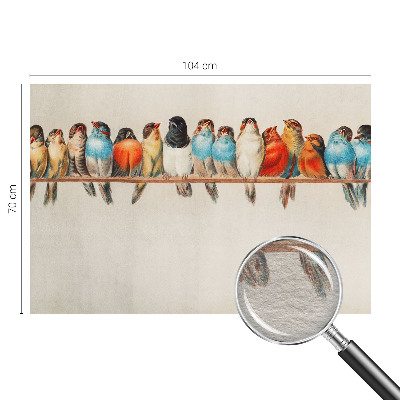 Væg tapet Fugle på en gren