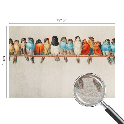 Væg tapet Fugle på en gren