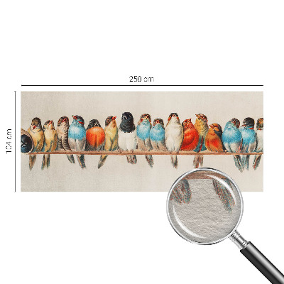 Væg tapet Fugle på en gren