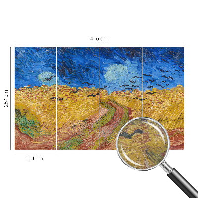 Fototapet soveværelse Marklandskab