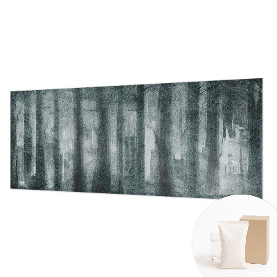 Stor fototapet Mystisk skov