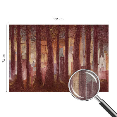 Vlies fototapet Mystisk landskab