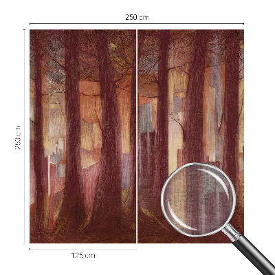 Vlies fototapet Mystisk landskab