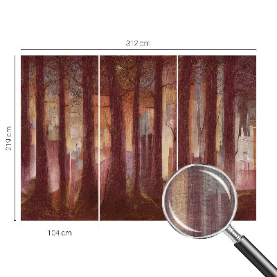 Vlies fototapet Mystisk landskab