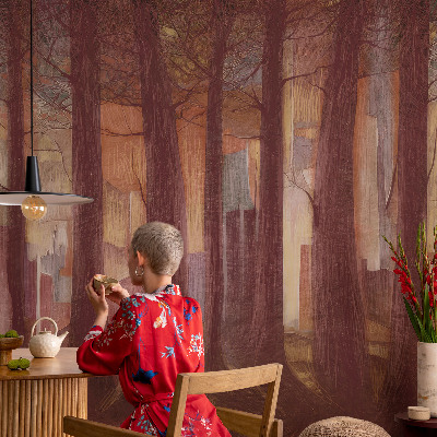 Vlies fototapet med motiv af et mystisk landskab