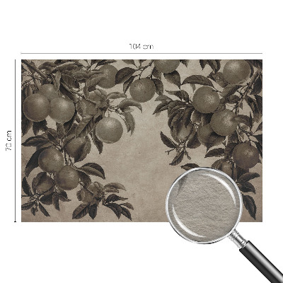 Non-woven fototapet med frugtmønster