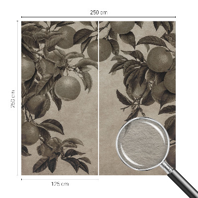 Non-woven fototapet Frugtmønster