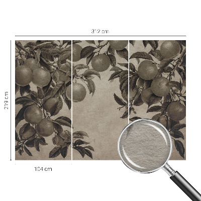 Non-woven fototapet Frugtmønster