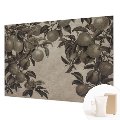Non-woven fototapet med frugtmønster