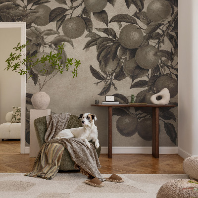Non-woven fototapet med frugtmønster