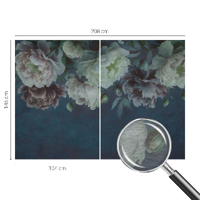 Tapet væg Blomsteragtig elegance