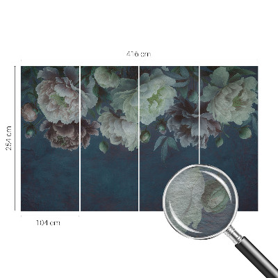 Tapet væg Blomsteragtig elegance