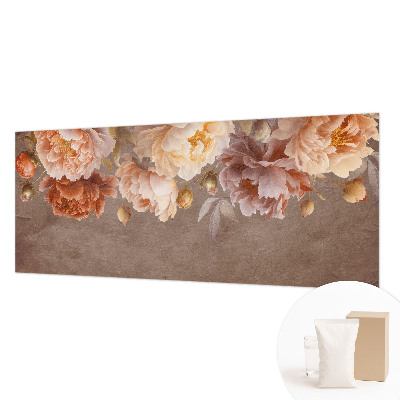 Fototapet stue i blomsteragtigt design til stuen