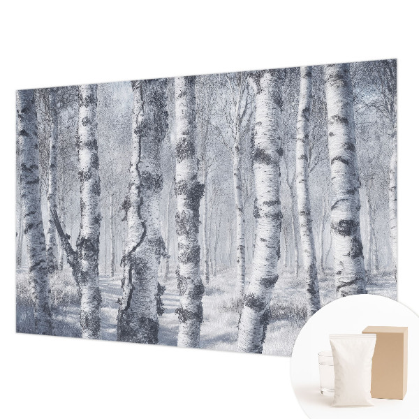 Fototapet børneværelse med frostfyldt naturmotiv