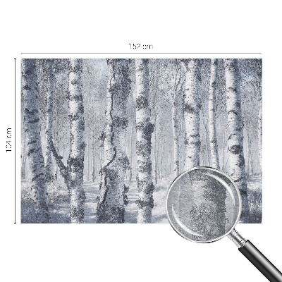 Fototapet børneværelse med frostfyldt naturmotiv