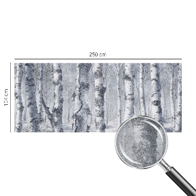 Fototapet børneværelse med frostfyldt naturmotiv
