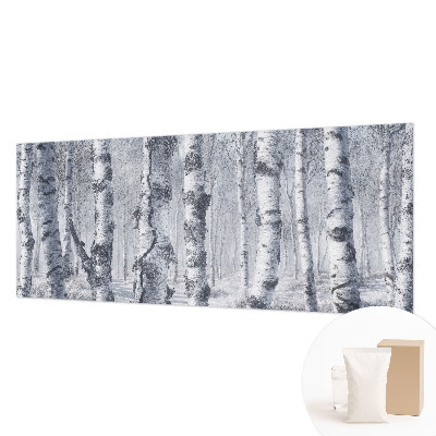 Fototapet børneværelse med frostfyldt naturmotiv