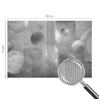 Fototapet til børn med et abstrakt og elegant mønster