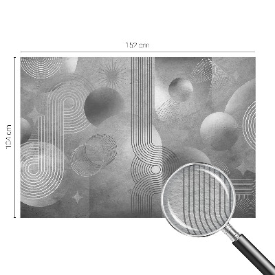 Fototapet til børn med et abstrakt og elegant mønster