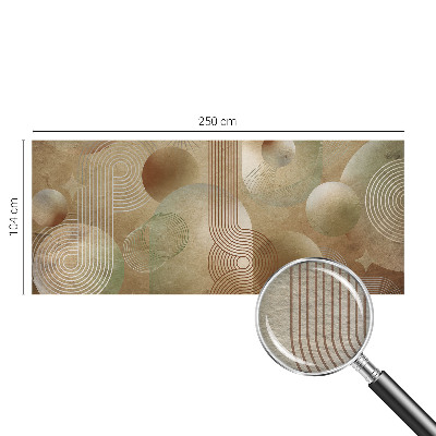 Fotovæg soveværelse Geometrisk mønster