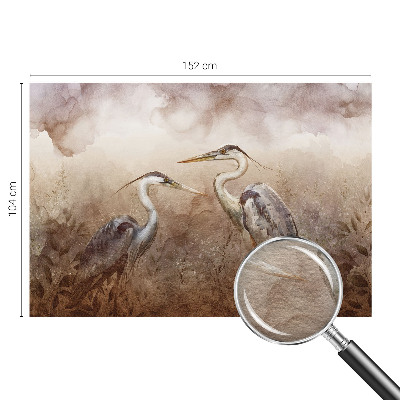 Fototapet efter mål Elegante fugle