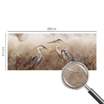 Fototapet efter mål med et elegant motiv af fugle