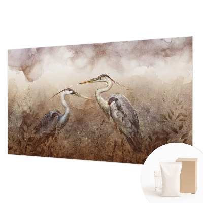 Fototapet efter mål Elegante fugle