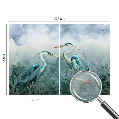 Modern fototapet Naturens fugle