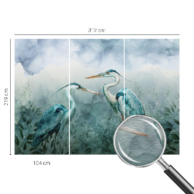 Modern fototapet Naturens fugle