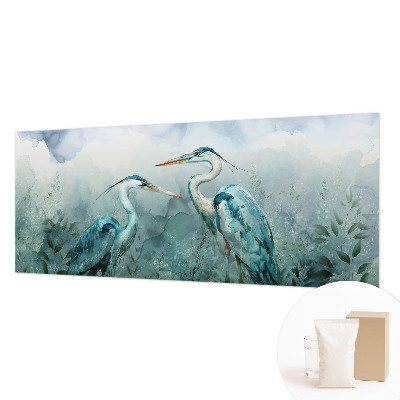 Modern fototapet med motiv af naturens fugle