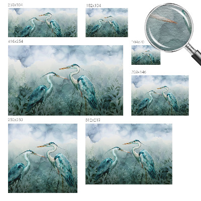 Modern fototapet Naturens fugle