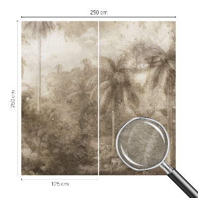 Høj kvalitet fototapet Eksotisk landskab