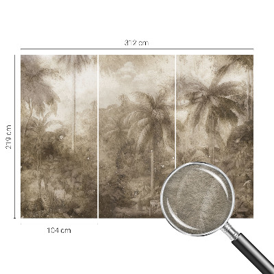 Høj kvalitet fototapet Eksotisk landskab