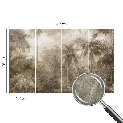 Høj kvalitet fototapet Eksotisk landskab