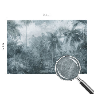 Stor fototapet med motiv af tropisk vegetation
