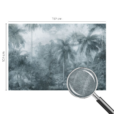 Stor fototapet med motiv af tropisk vegetation