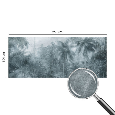 Stor fototapet med motiv af tropisk vegetation