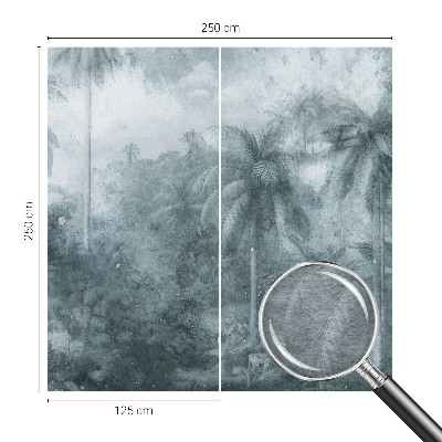 Stor fototapet Tropisk vegetation