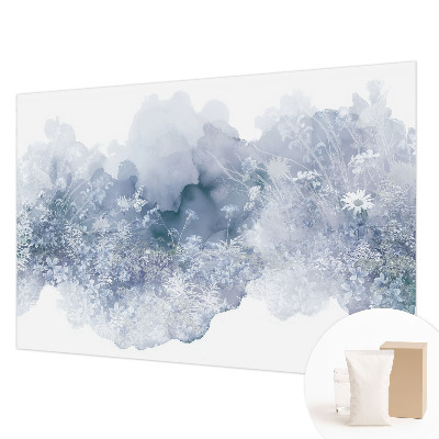 Fototapet med motiv af en blomstereng