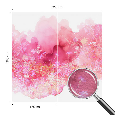 3D fototapet Blomstermønster