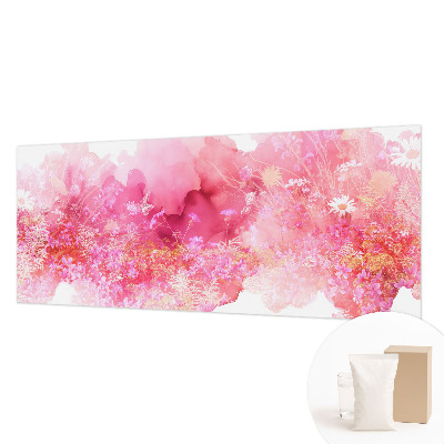 3D fototapet med blomstermønster
