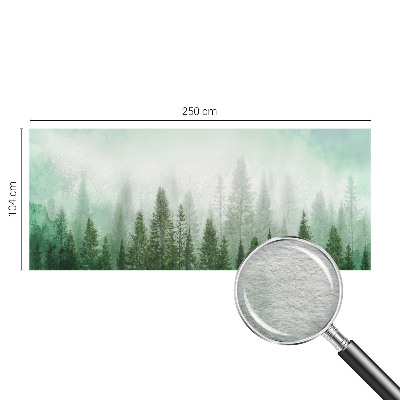 Vlies fototapet Ulv i skoven