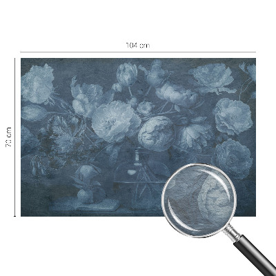 Fotostat med motiv af blomsterarrangement