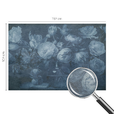 Fotostat med motiv af blomsterarrangement
